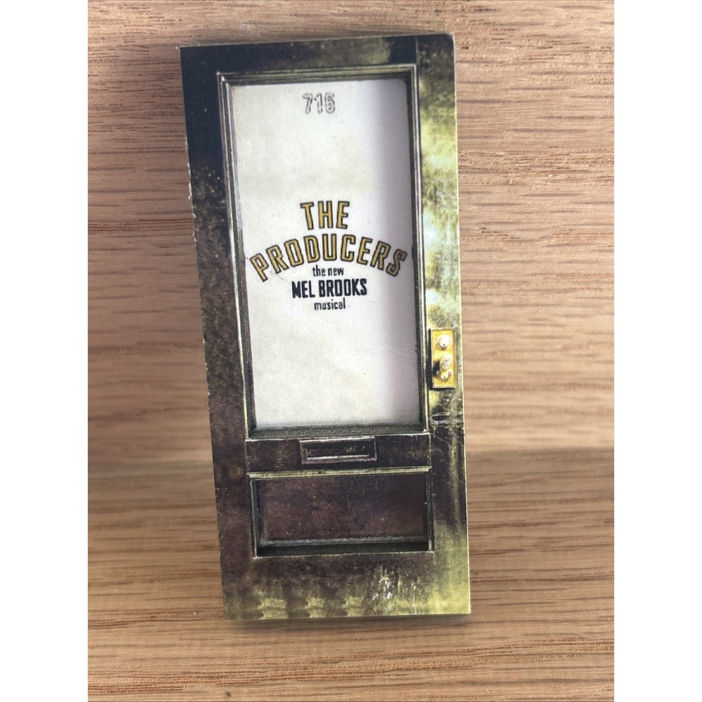 The Producers The New Mel Brooks Musical Souvenir Magnet Made In Canada 1.25x3.0